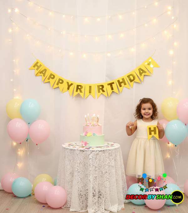 Birthday Letter Banner
