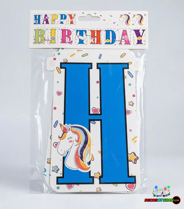 Birthday Letter Banner