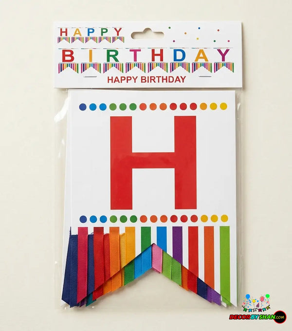 Birthday Letter Banner