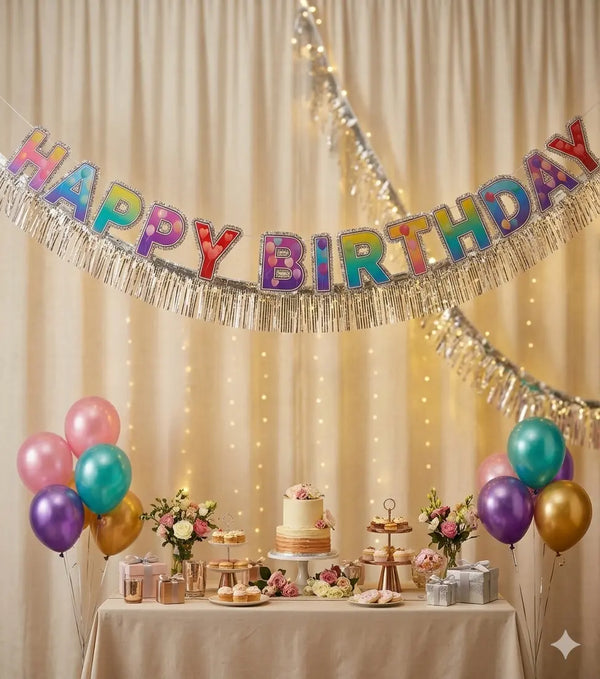 Birthday Letter Banner