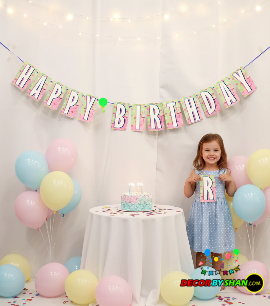 Birthday Letter Banner