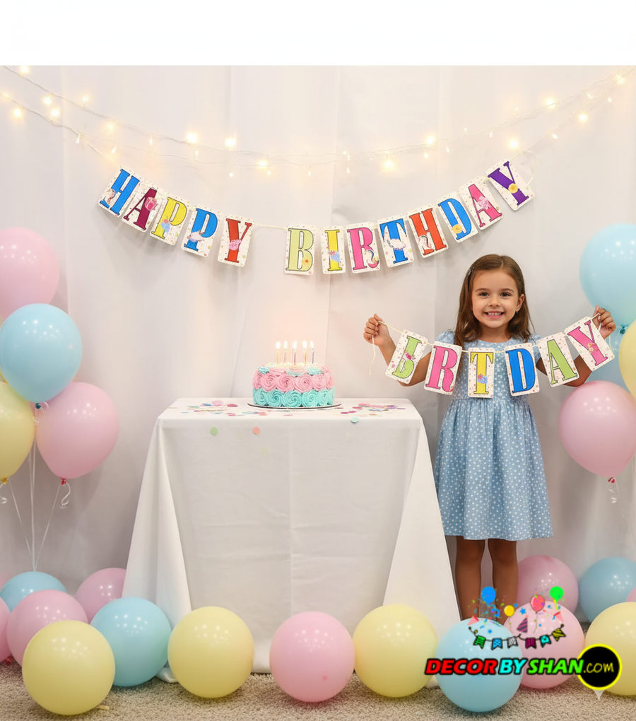 Birthday Letter Banner