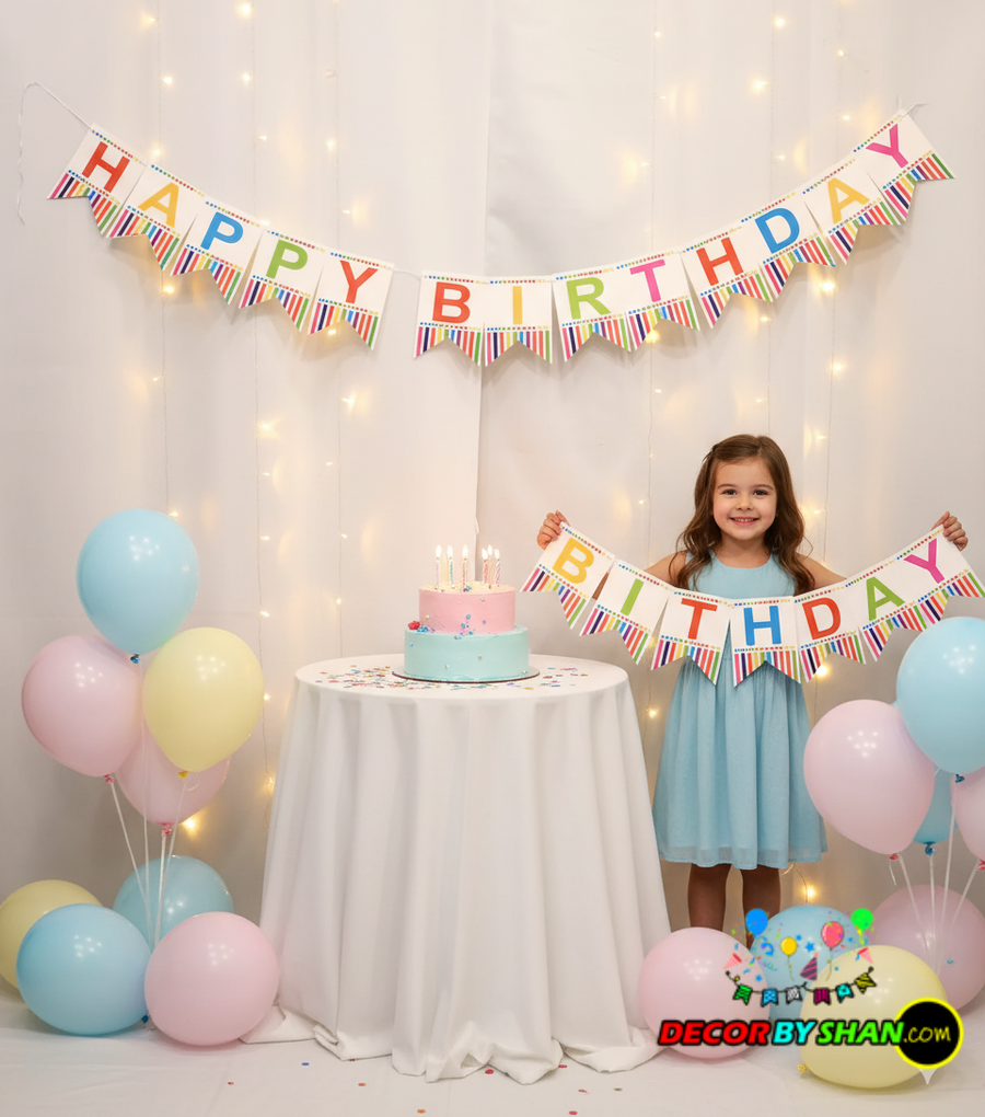 Birthday Letter Banner
