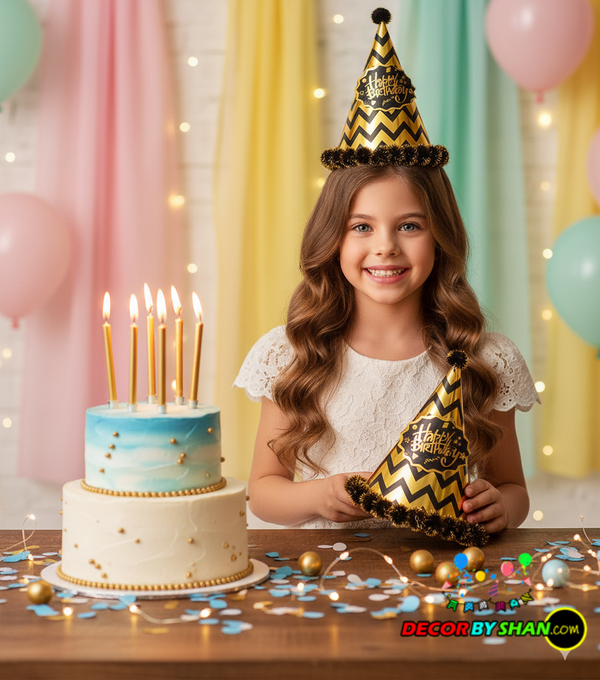 HB Panni Print Panni Ball Birthday Cap Medium 24cm