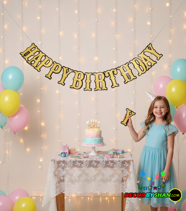Birthday Letter Banner