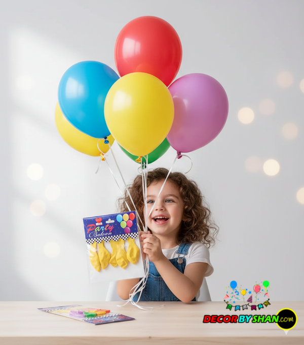 Balloon: Single Color Balloon 1.3G 5pcs Pack