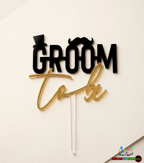 Groom/Bride To Be Cake Toppers