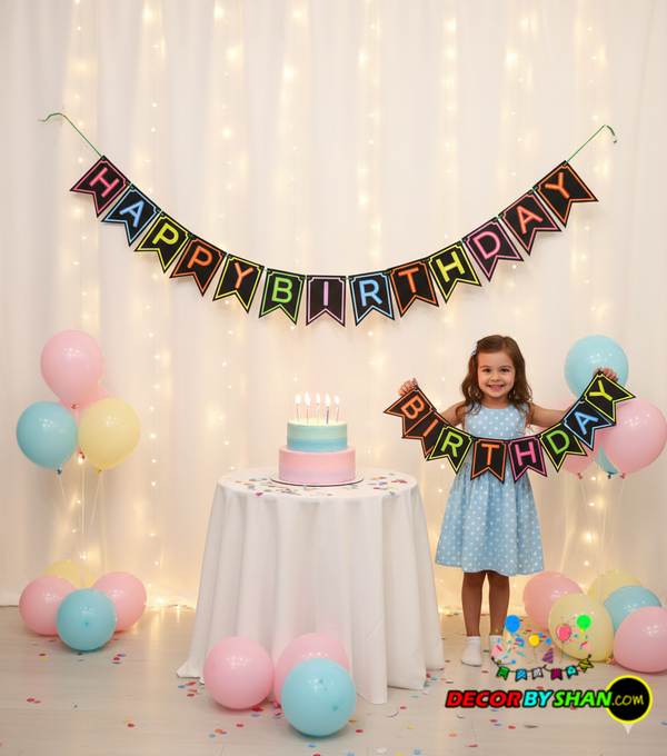 Birthday Letter Banner