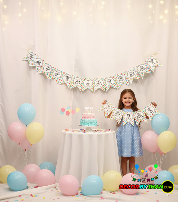 Birthday Letter Banner