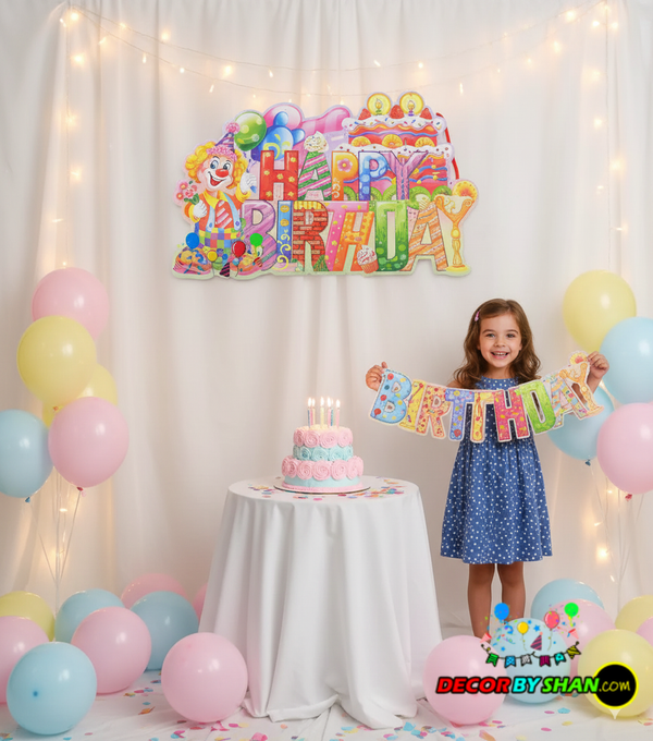 Birthday Letter Banner