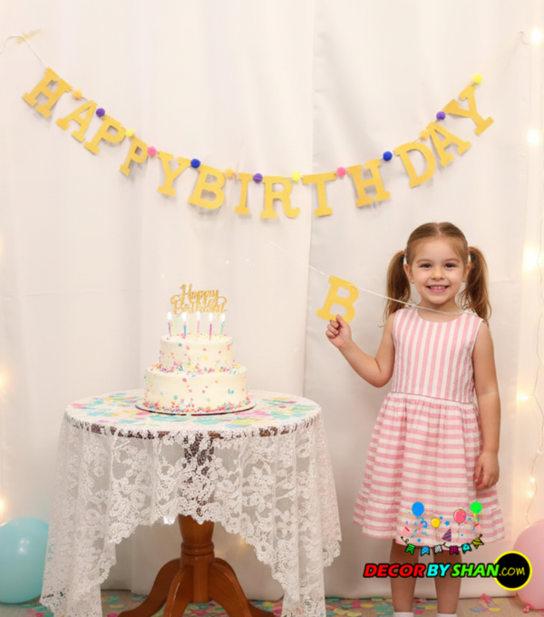 Birthday Letter Banner