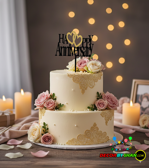 Anniversary Cake Topper