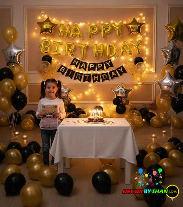 Happy Birthday Charcter Theme Sets with Poster