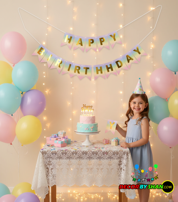Birthday Letter Banner