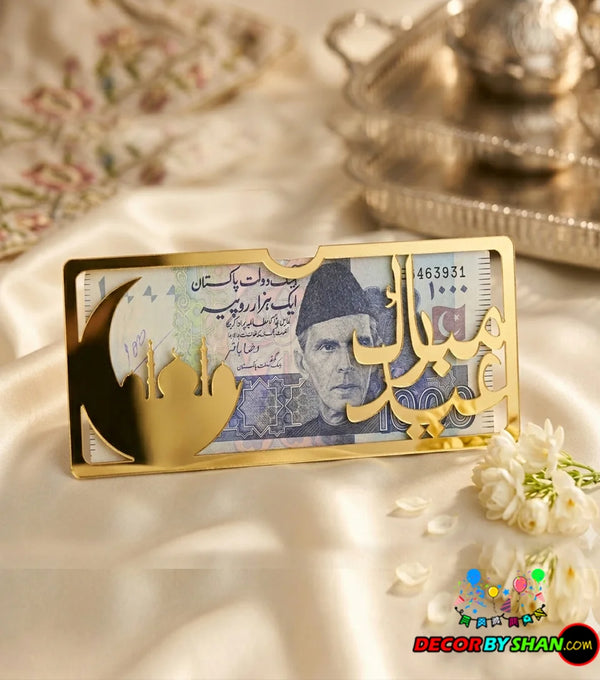 Premium Laser-Cut Acrylic Eidi Envelope With Free Home Delivery
