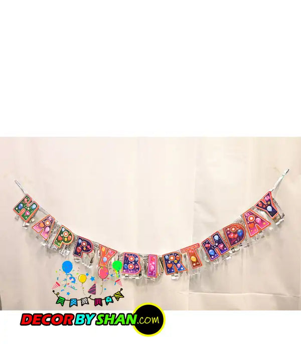 Birthday Letter Banner