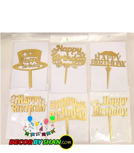 Birthday Cake Toppers